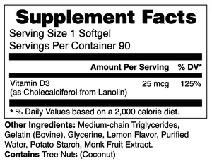 Vitatree Vitamin D3 Chewables